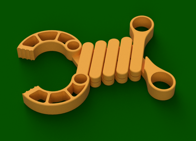 Claw 2 Print-in-Place Toy